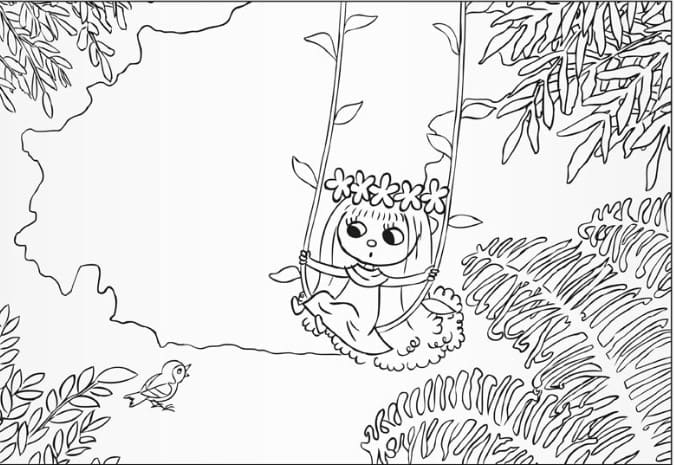 Víla Amálka (1) omalovánka