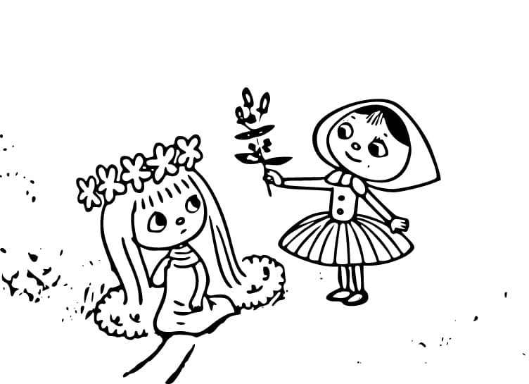 Víla Amálka (10) omalovánka