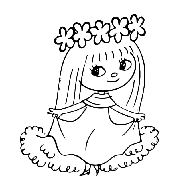 Víla Amálka (11) omalovánka