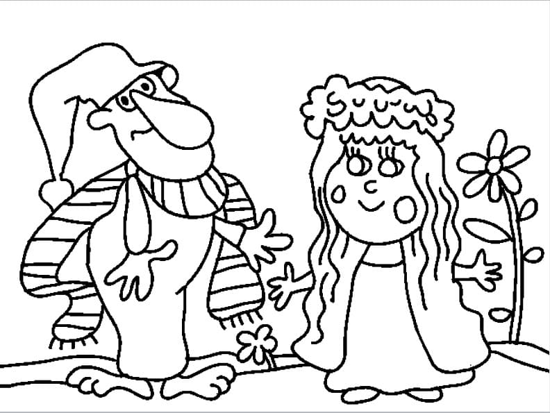 Víla Amálka (15) omalovánka