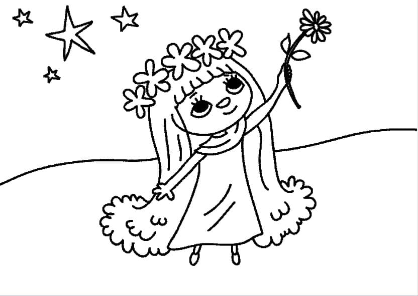 Víla Amálka (17) omalovánka
