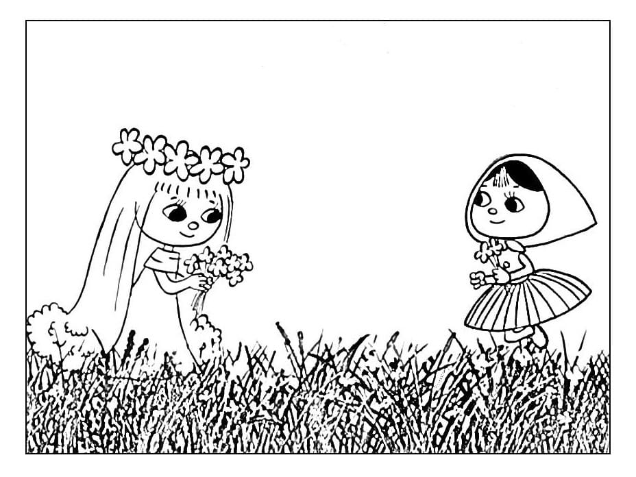 Víla Amálka (20) omalovánka