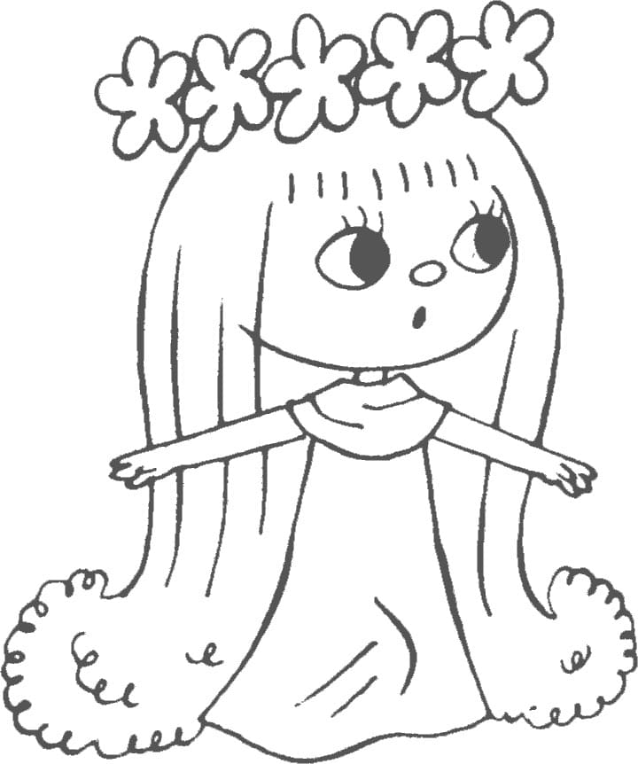 Víla Amálka (4) omalovánka