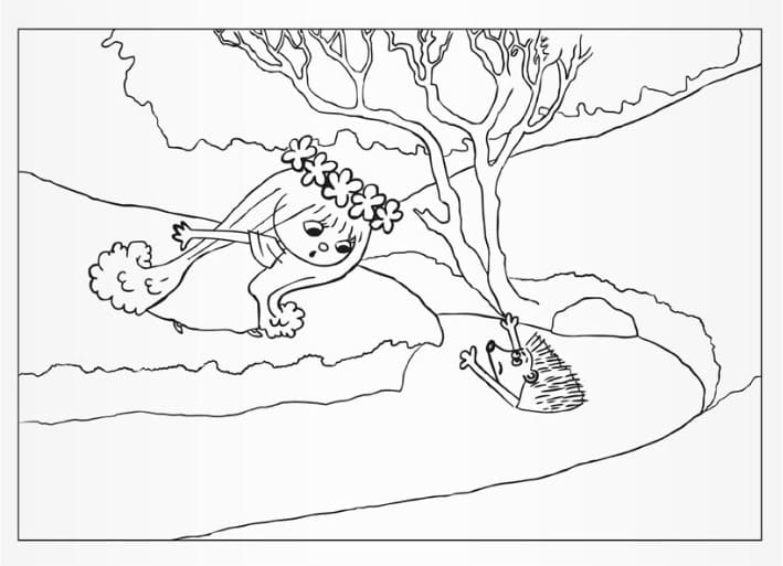 Víla Amálka (5) omalovánka