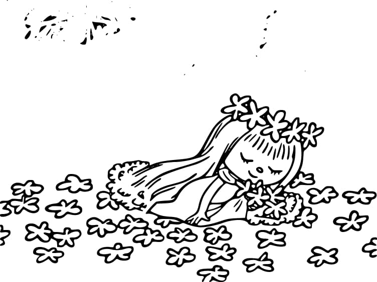 Víla Amálka (7) omalovánka