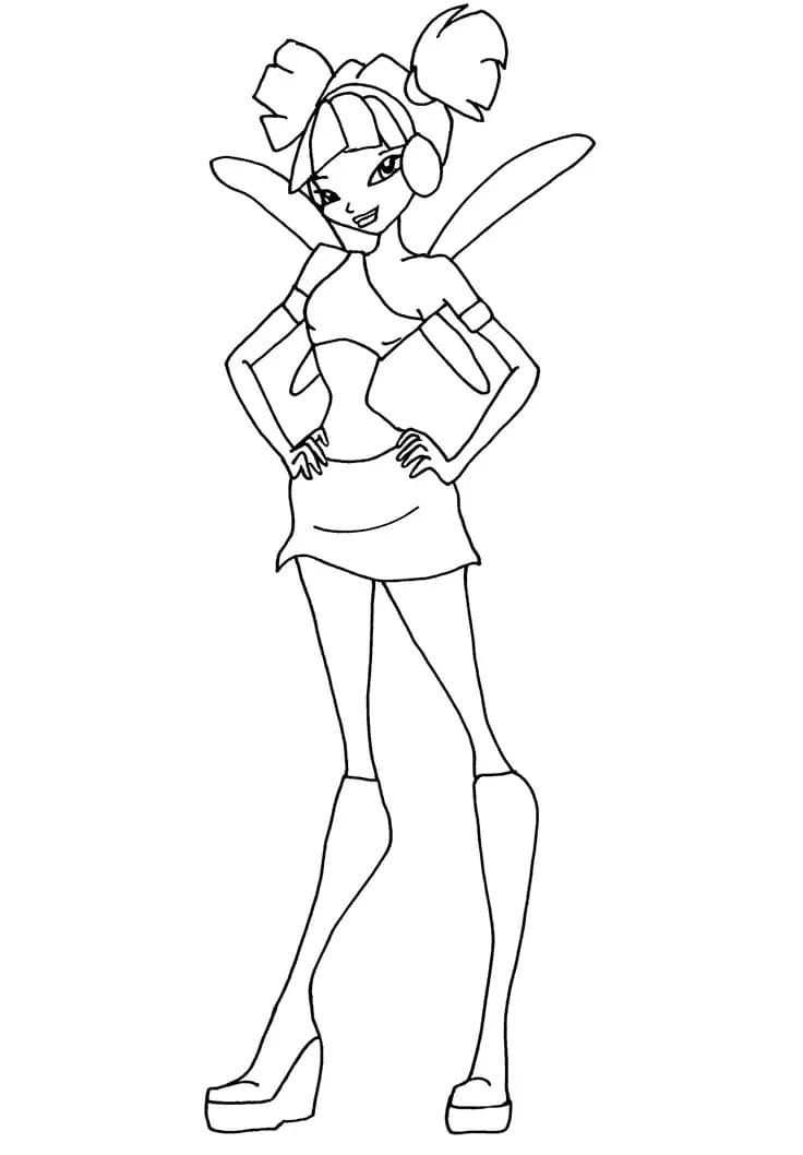 Winx Musa omalovánka