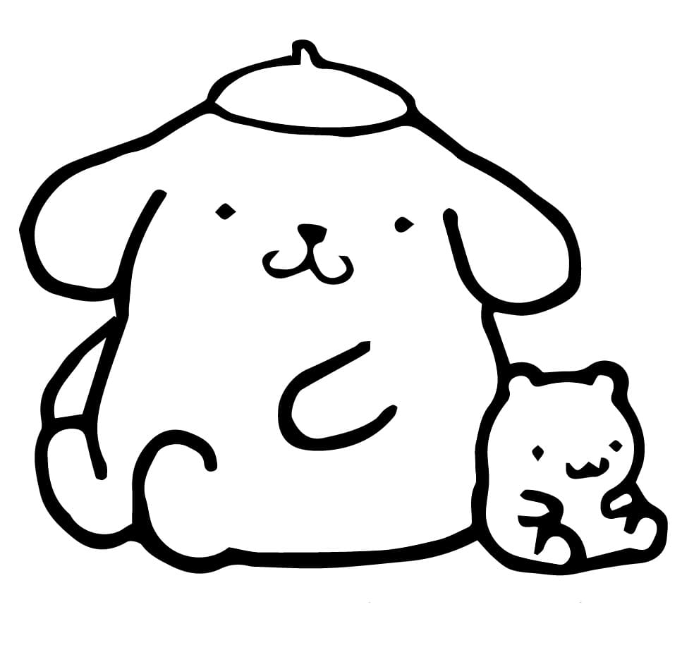 Pompompurin omalovánky