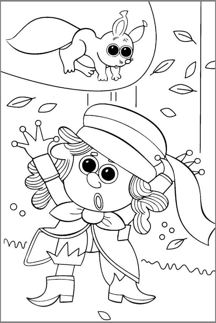 Zdarma Tisknutelný Rumcajs omalovánka