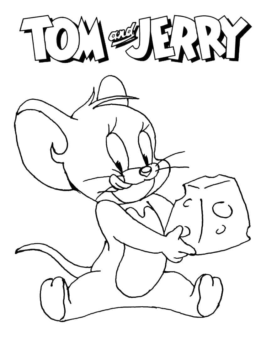Zdarma Tom a Jerry pro Děti omalovánka