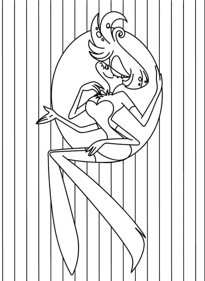 Hazbin Hotel (2) omalovánka