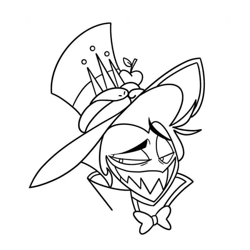 Hazbin Hotel (3) omalovánka