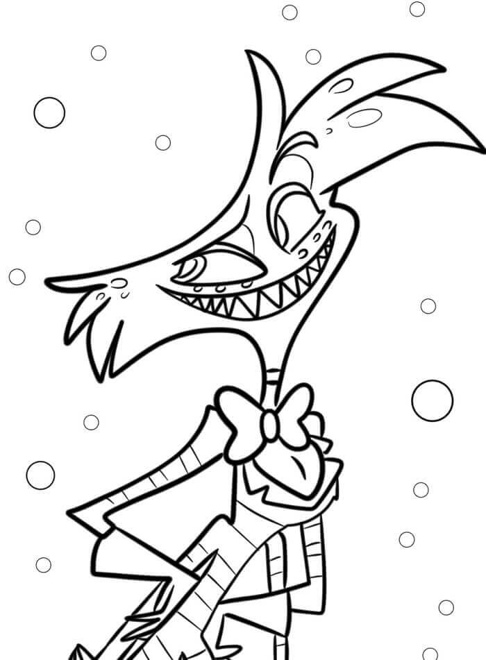 Hazbin Hotel (4) omalovánka