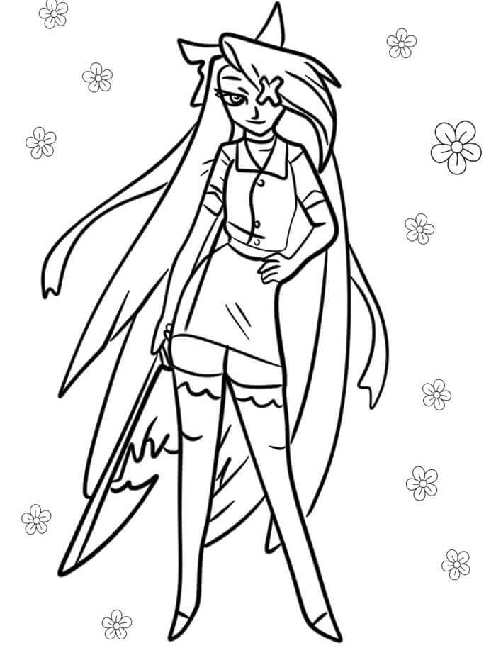 Hazbin Hotel (6) omalovánka