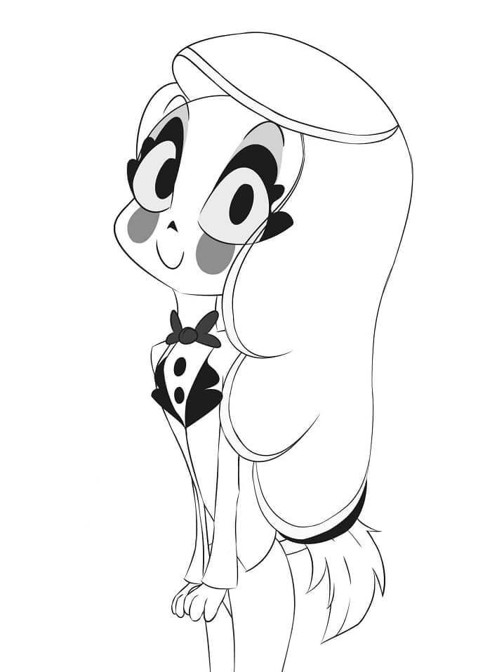 Hazbin Hotel Tisknutelný pro Děti omalovánka