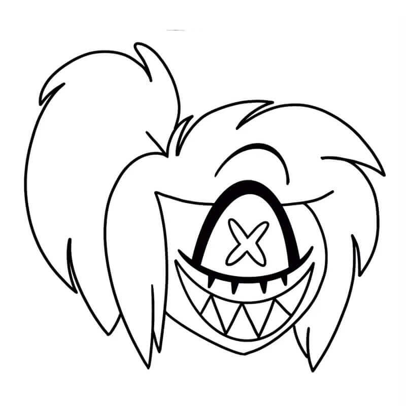 Hazbin Hotel pro 1leté Děti omalovánka