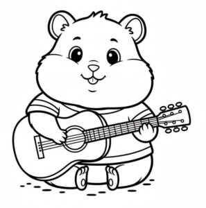 Omalovánky Křeček