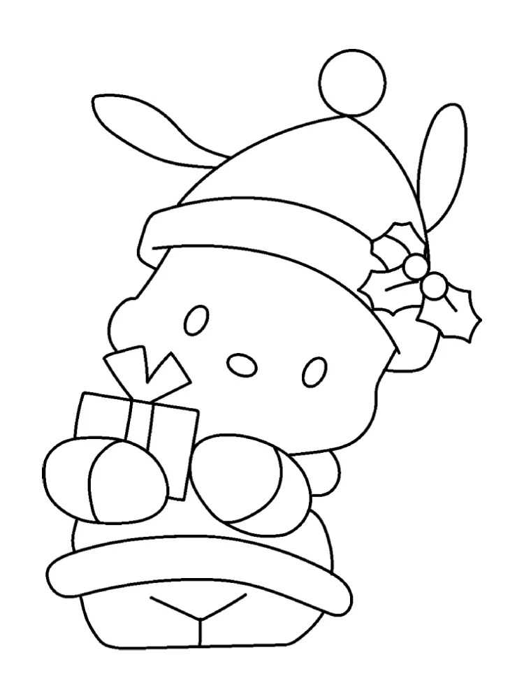 Jednoduchý Pochacco omalovánka