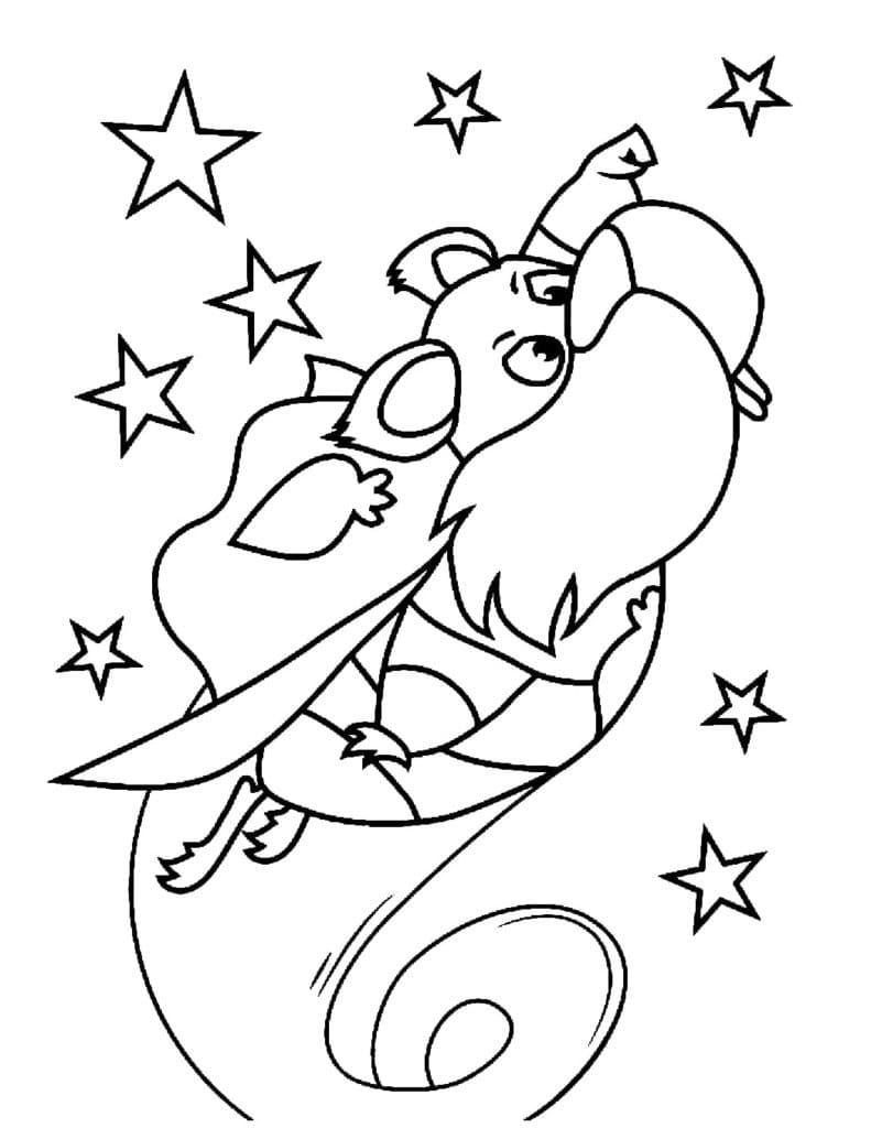 Křeček k Tisku omalovánka