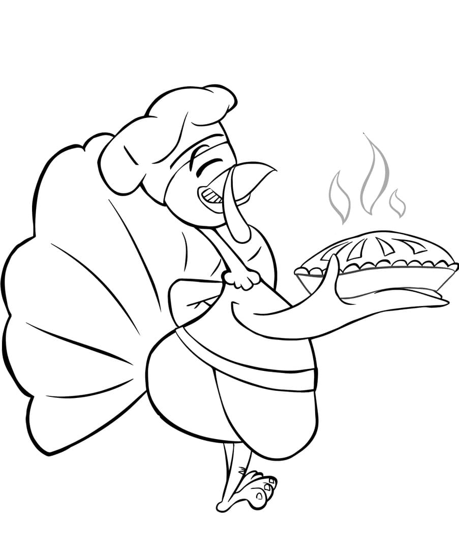 Krocan a Koláč omalovánka