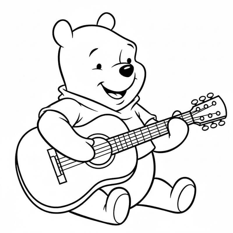 Omalovánky Medvídek Pú