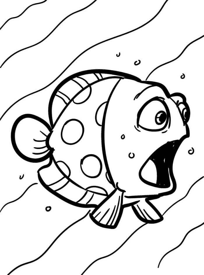 Nesmírně Vtipná Ryba omalovánka