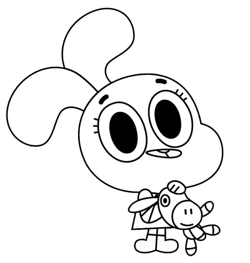 Okouzlující Anais Wattersonová omalovánka