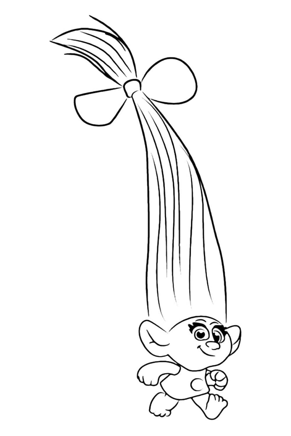 Smidge z Trollové omalovánka