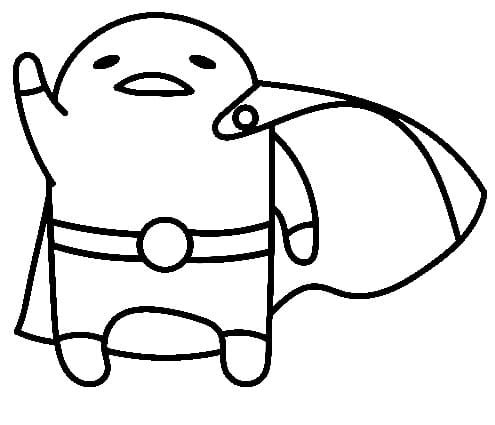 Super Gudetama omalovánka