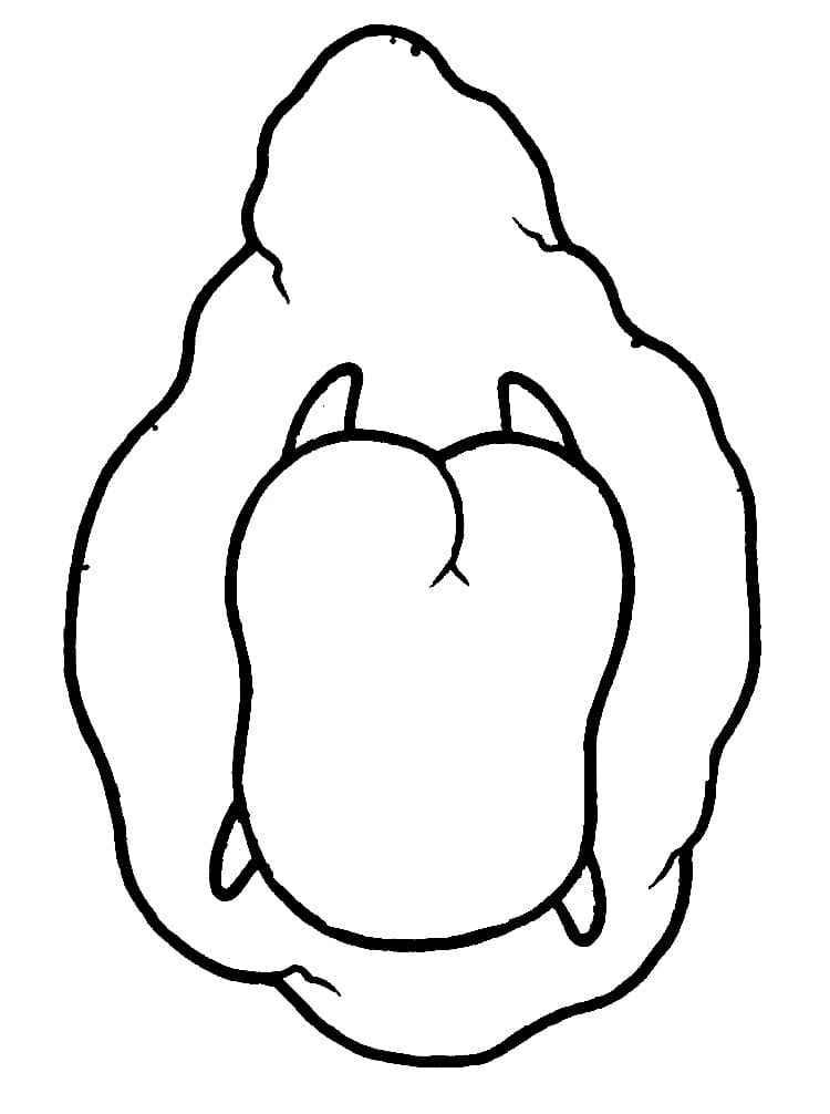 Tisknutelné Komické Gudetama omalovánka