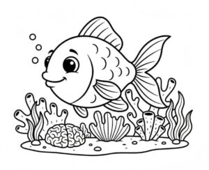 Omalovánky Ryba