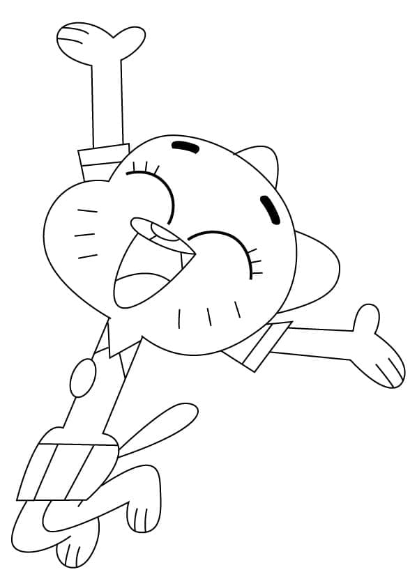 Velmi Šťastná Nicole Wattersonová omalovánka