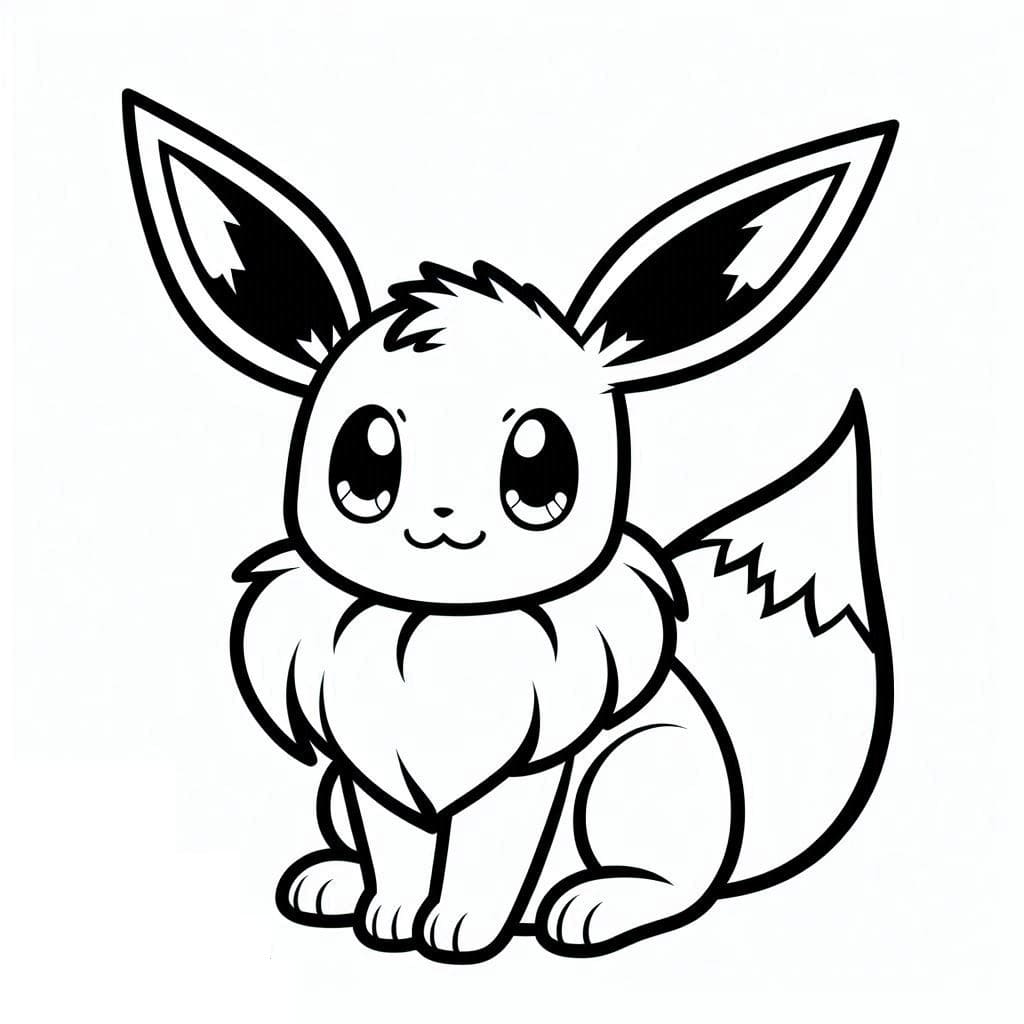 Eevee omalovánky