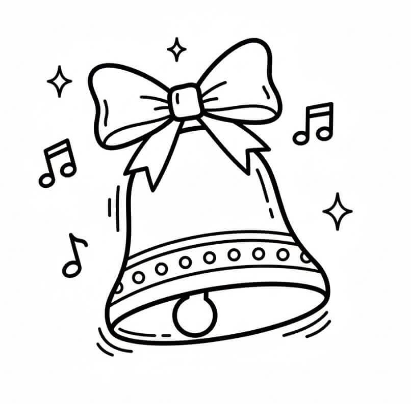 Omalovánky Vánoční Zvonky