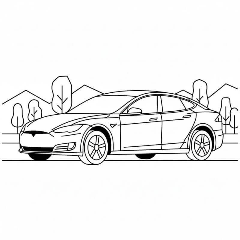 Omalovánky Tesla